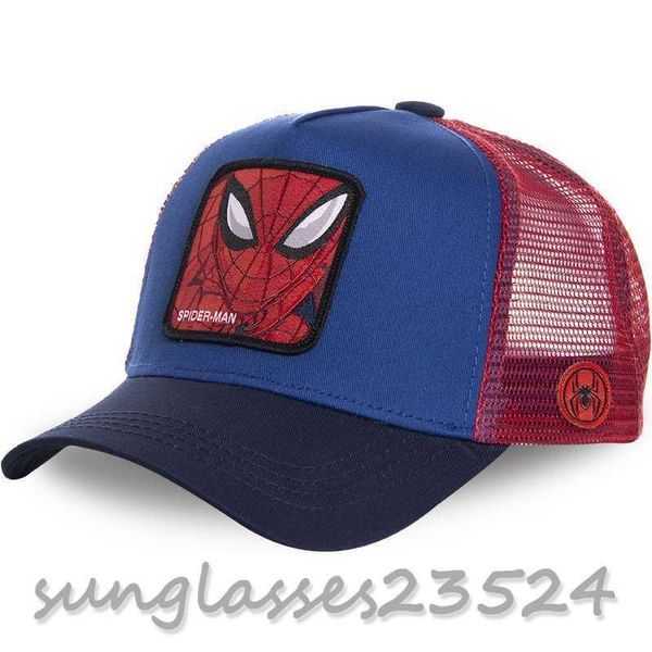 Segundo lote Bonés de Bola Marca Anime Desenho Animado Todos os Estilos Boné de Beisebol de Algodão Snapback Masculino Feminino Hip Hop Pai Chapéu de Malha Trucker Drop Comic Character Hat