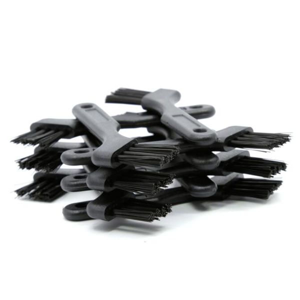 Аксессуары дым для курящей пластиковая чистящая щетка 6Style для выбора черных кистей измельчителя для снятия пыли с клавиатурой.