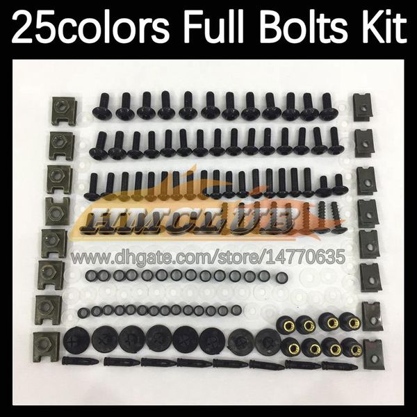 268 PCS Kit Completo de Parafusos do Corpo MOTO Para YAMAHA YZF1000R Thunderace YZF 1000R 96 97 98 99 00 2001 2002 2003 Motocicleta Fairin2354