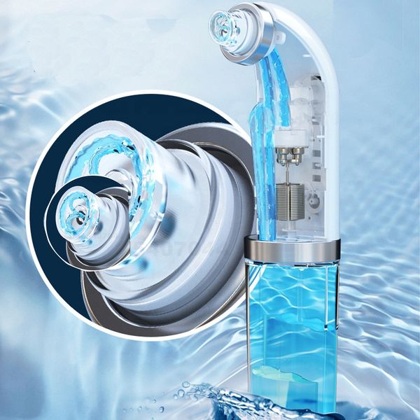 Небольшой пузырька красота Electric Charckhead Sucker Cycle Cycle Cleanser Home Home Pacish Perseveremover Перезаряжаемая ультразвуковая лицевая очистка