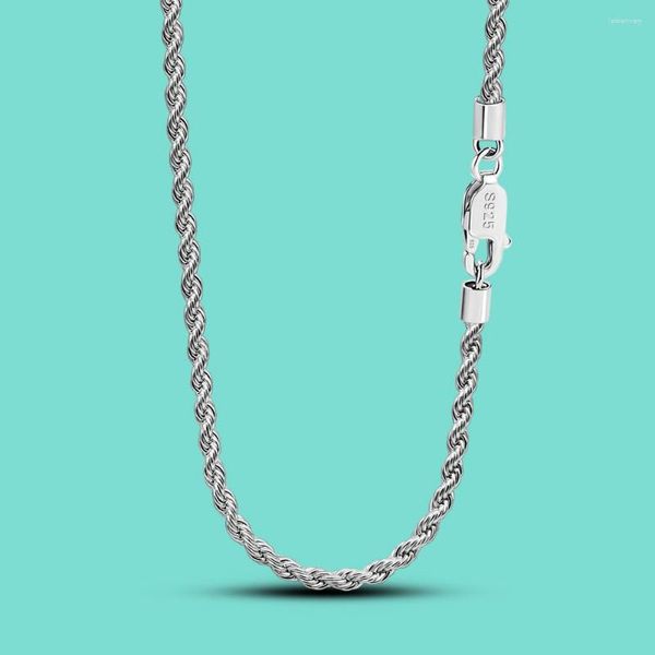 Catene classiche maschile 925 collana in argento sterling 0,12 '' Singapore Twisted Chain Party Gioielli Spring Flasp - 18-30 pollici