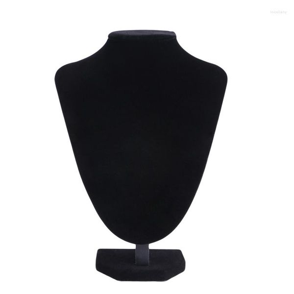 Sacchetti per gioielli Espositore per collane in tessuto Modello Busto Stand Mannequin Display Rack