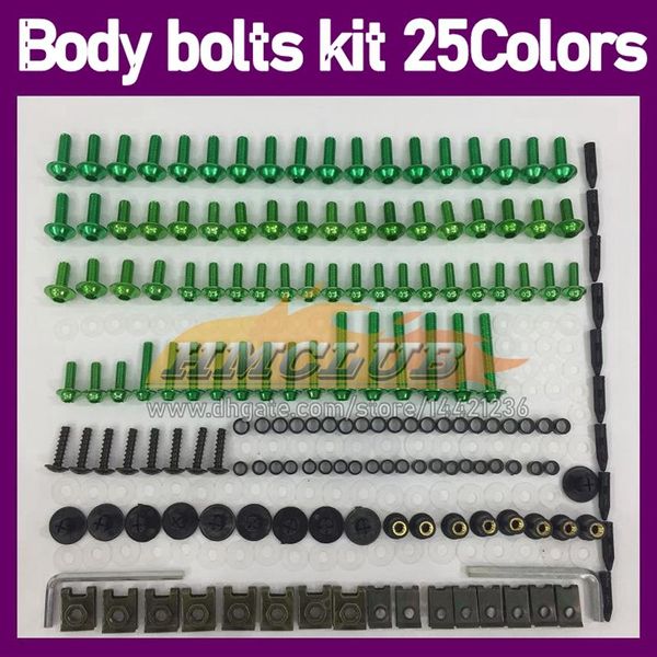 Kit completo de parafusos de corpo OEM para HONDA CBR954RR 02 03 CBR900RR CBR 954 RR 900RR CBR954 RR 2002 2003 GP123 Porcas de carenagem parafuso parafuso parafuso1969