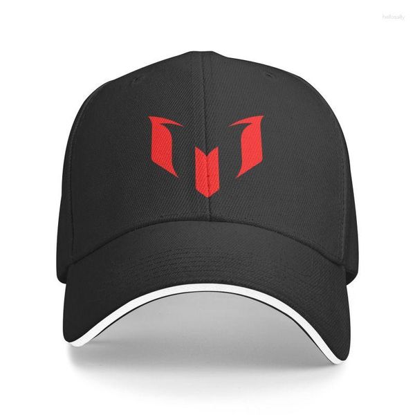 Ball Caps Fashion Red Messis футбольный футбольный футбольный бейсбол, женщины, мужчина, регулируемая папа шляпа спорт