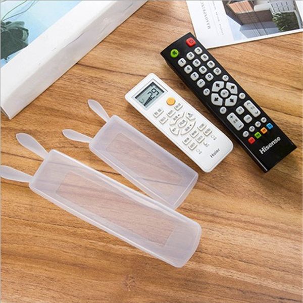 Capa protetora de silicone transparente para controle remoto coelho que brilha no escuro Capa protetora para controle remoto de TV para ar condicionado