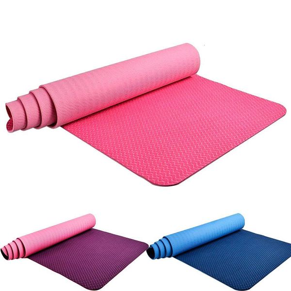 Tappetini da yoga Tappetino antiscivolo leggero 6mm Fitness ecologico con tracolla per viaggi di allenamento a casa 230814