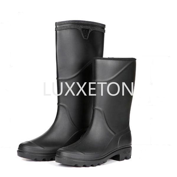 Botas de Chuva Masculinas de Tubo Longo Chuvas de Chuva Masculinas Antiderrapantes de Borracha de Alta Qualidade Sapatos de Água Masculinos À Prova D' Água 230804