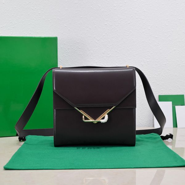 Espelho de qualidade Designer Flap Bag Genuine Leather Women Sacos de Crossbody Green Black Fashion Lady Small Burse Big Space Phone Sacors com caixa