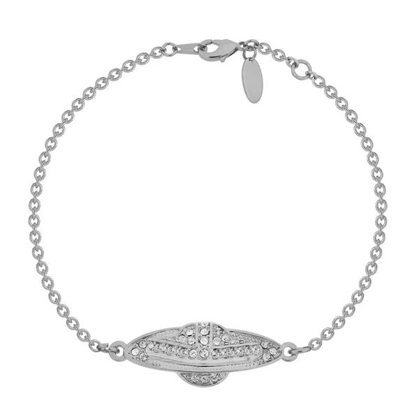 925 Silber Saturn-Anhänger-Armband Luxuriöses Volldiamant-Damen-Designer-Armband für Hochzeitsschmuck zwischen Liebenden