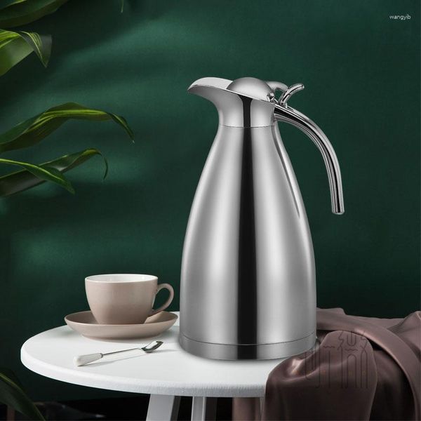 Bottiglie d'acqua 304 Acciaio inossidabile Thermo Jug Isolamento Pentola Caffè per uso domestico Mantenere caldo Bollitore sottovuoto per cucina domestica