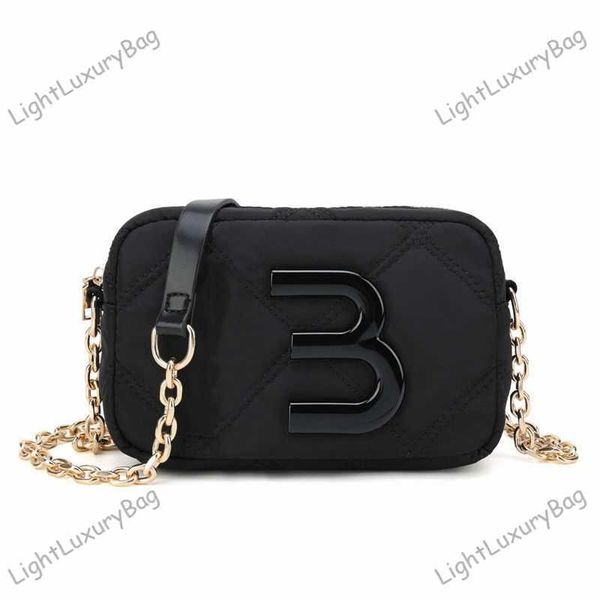 CALDA Borsa a tracolla nera Designer Spagna Borsa per macchina fotografica a catena Borsa a tracolla di moda Bim Mini Borsa quadrata Donna Lola Nylon Tote di lusso Borsa classica per cellulare 230805