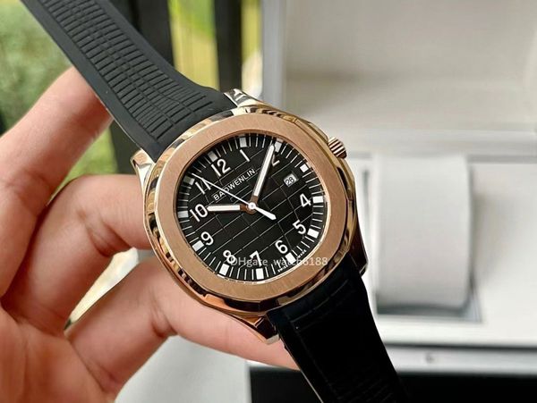 Relógio masculino Coleção esportiva de primeira classe Vestido de negócios de luxo Estojo de peça única 40 mm de alto reconhecimento Capa de almofada PP Design leve Relógios automáticos de máquinas