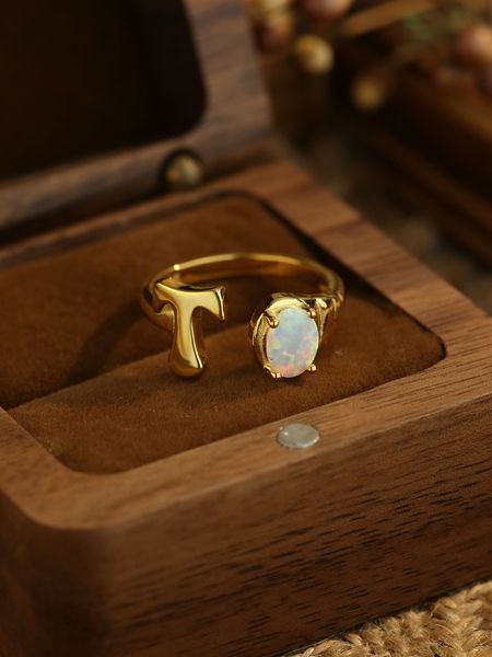 2023 Nuovo anello Aubao in argento sterling S925 Vintage Alta bellezza Versatile Fashion Light Luxury Natural Simple Ring Female