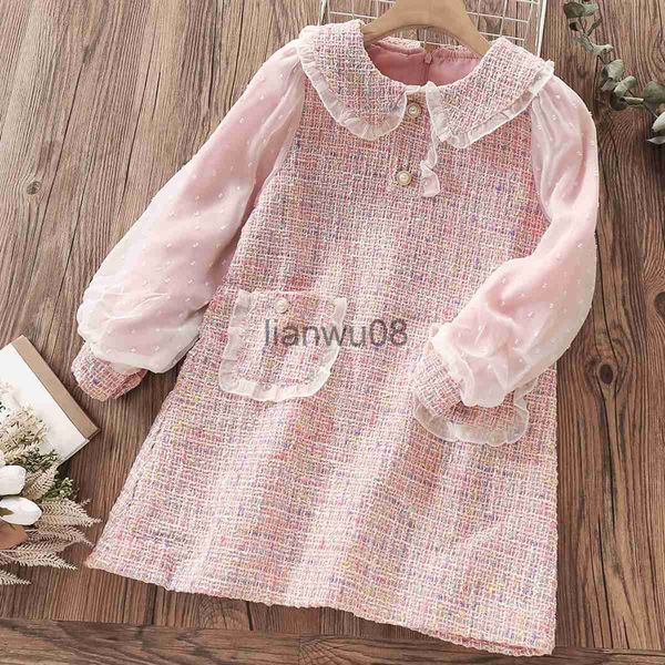 Mädchenkleider Elegante Prinzessin Kinder Party Spitzenkleider für Mädchen Kinder Kostüm Hochzeitskleid Baby Mädchen Kleidung Vestidos 6 8 10 12 14 Jahre x0806