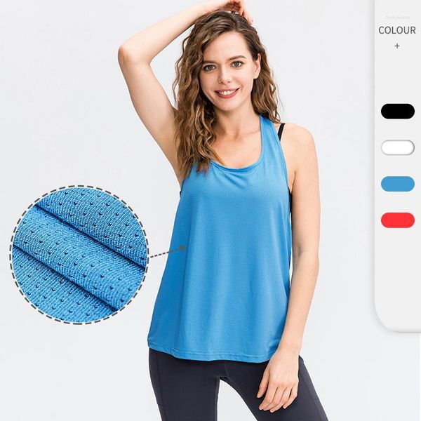 Aktive Shirts Frauen Yoga Tops Lose Dünne Sport Weste Atmungsaktiv Ärmelloses T-shirt Gym Fitness Laufen Mädchen Sexy Tank