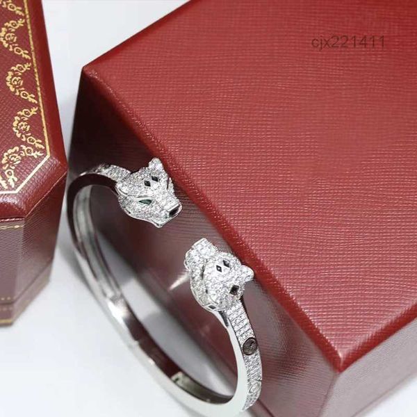 Stili di bracciali leopardati Bracciale rigido con ciondolo in acciaio al titanio Cavo filo Colore Amore Chiusura con gancio Matrimonio ZE17