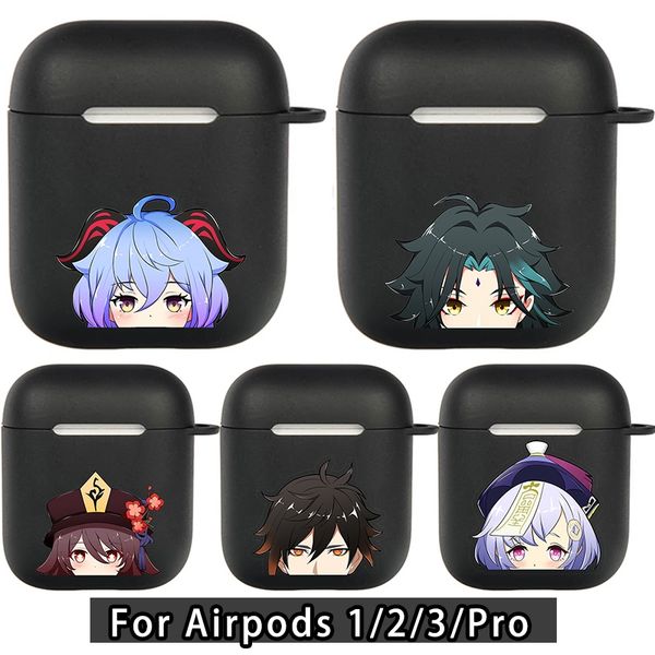 Genshin Impact Airpods Hülle für Airpods 3 2 1 Pro Silikon Bluetooth Kopfhörer Abdeckung Xiao Air Pod Hüllen Kopfhörer Box Coque