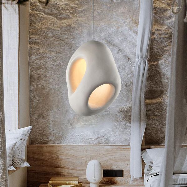 Lampade a sospensione Modern Creative Wind Led Restaurant Lights Lustre Camera da letto Sala da pranzo Home Decor Lampada a sospensione da comodino