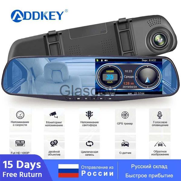 Auto-DVRs ADDKEY Auto DVR Radarwarner FHD 1080P Antiradar Stative Pfeil Roboter Avtodoria Videorecorder Cam Dash Speedcam Kamera x0804 x0804