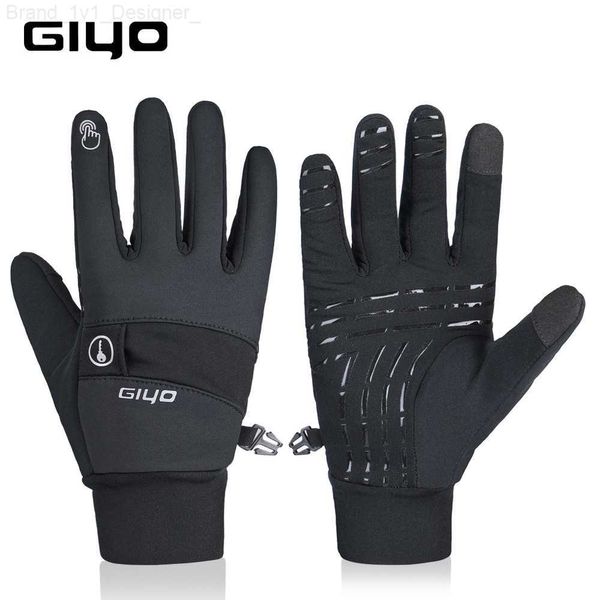Пяти пальцев перчатки Giyo Зимние спортивные перчатки мужчины.