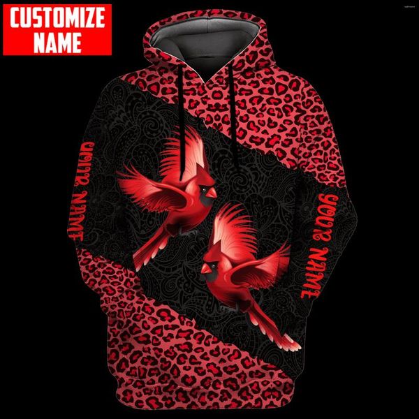 Moletons Masculinos PLstar Cosmos Est Impressão 3D Cardinal Birds Gift Art Engraçado Harajuku Streetwear Casual Único Unissex Moletons/Suéter/Zip -4