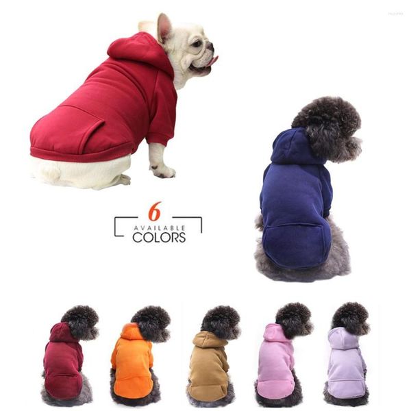 Abbigliamento per cani Abbigliamento per animali domestici Felpa con cappuccio stile sportivo Pupply Giacca Felpa con cappuccio calda invernale per abbigliamento chihuahua medio piccolo