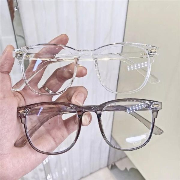 Sonnenbrille Runde Klare Linse Brille Candy Sweet UV400 Transparent 2023 Sommer Retro Verspiegelte Modebrille