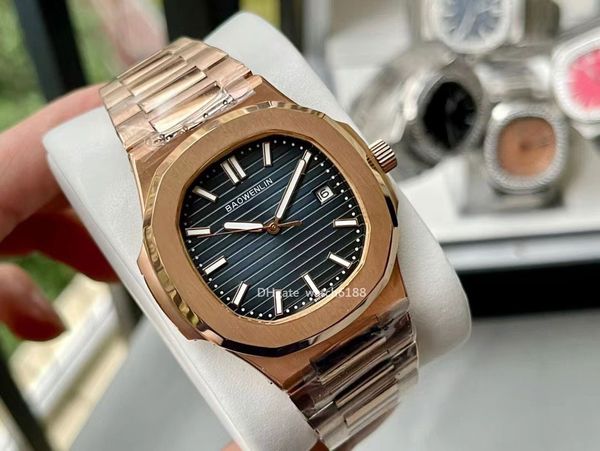U1 Mens Watch Designer 2813 hareket saatleri orijinal yüksek kaliteli süper paslanmaz çelik pp Saatler Erkekler için Saatler Cowhide kayış aydınlık klasik kol saatleri İsviçre