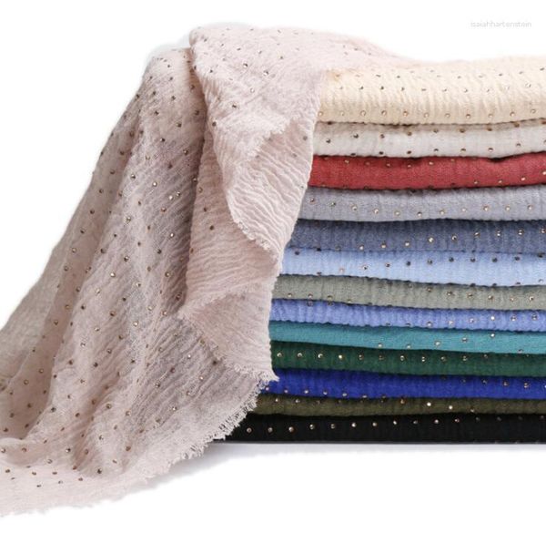 Schals 100 x 180 cm, glänzende Pailletten, Glitzer, Schimmer, Kopftuch, Hijab-Schal, Bandana, Damen, einfarbig, einfarbig, übergroße Tücher und Tücher, Bufanda