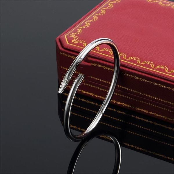 Кожаный браслет серебряный браслет Love Bangle Высококачественный браслет для женщин-ведома для жестки.