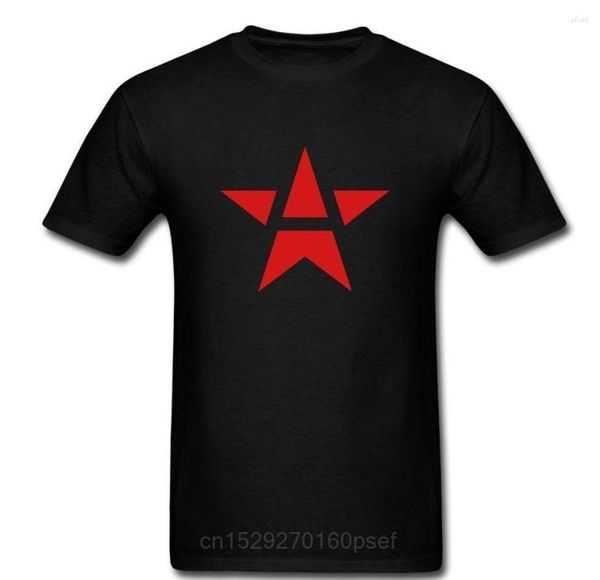 Camiseta Masculina Anarchist Revolution Impressão de Alta Qualidade Camiseta Gráfica Casual Masculina Manga Curta Padrão Moda Algodão Tamanho da UE