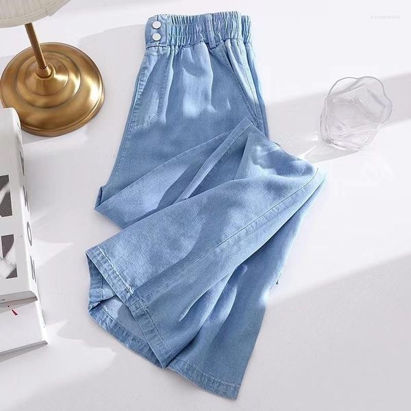 Damenjeans 2023 Lässige Slim-Fit-Hosen Mode Slouchy Streetwear Blau Baggy für Frauen Hohe Taille Weich Angenehm Junge