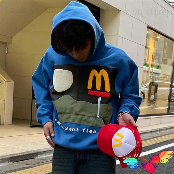 Designer Hoodie Blau CPFM Hoodie Männer Frauen Fleece CACTUS PLANT FLEA MARKET Hoodie M Hoody Pullover Sweatshirts 942