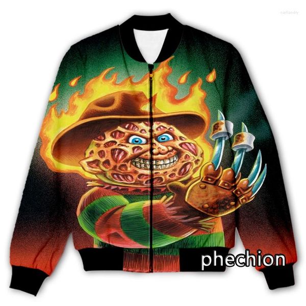 Мужские куртки Phechion Мужчины/Женщины 3D Печать мусорное ведро детское повседневное пиджак