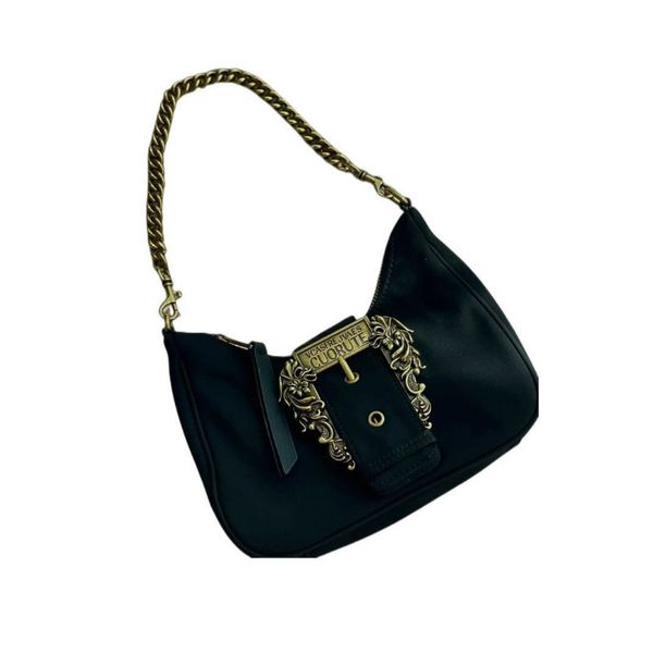 Вечерние сумки роскошные бренды для женщин для женщин барокко металл большой рот сумочка антикварная медная нейлоновая цепная сумка 230804