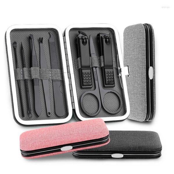 Nail Art Kits Manicure Clipper Set Multifuncional Casa Aço Inoxidável Colher de Orelha Clippers Pedicure Tesoura Dropship