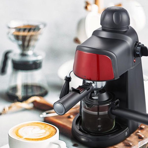 Máquina de café expresso comercial doméstica semiautomática com espuma de leite Cappuccino Mocha Latte