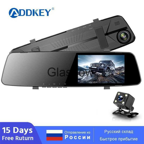 Car DVRS AddKey 45 -дюймовая автомобильная DVR -камера Full HD 1080p Автоматическая камера задних видов зеркало с DVR и камерой автоматической рекордеры CAR DVR X0804 X0804