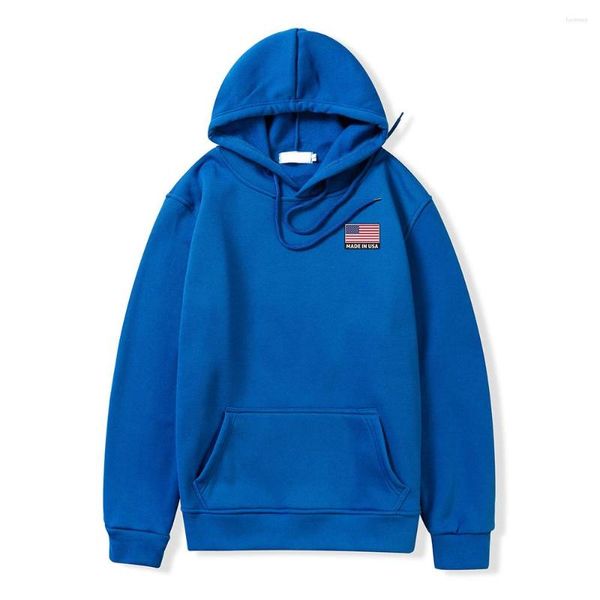 Erkek Hoodies Bahar Sonbahar Amerikan Bayrağı Hoodie USA Ladies Sweatshirt Erkek Moda Büyük Boyutlu Çocuklar Tops Flagsp