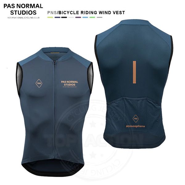 Велосипедные рубашки Tops PNS Cycling Clothing Vest PAS Normal Studios Тонкие и легкие рукавочные велосипедные майки велосипедный велосипедный велосипедный жилет Jersey 230804