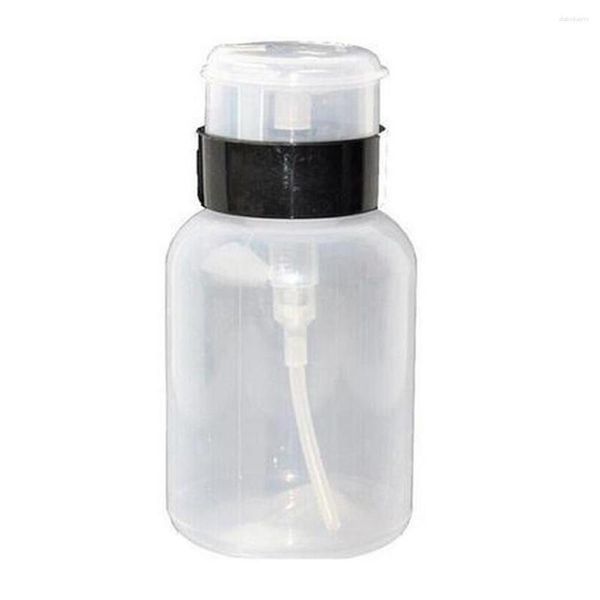 Bottiglie di stoccaggio Beauty Liquid Nail Polish Remover Dispenser pompaggio bottiglia vuota