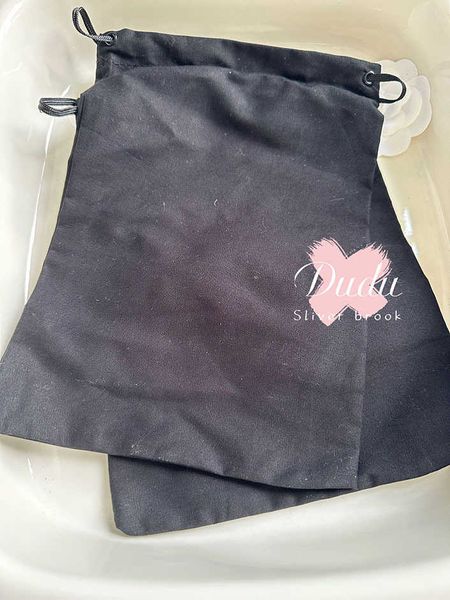 25X18cm Boutique Imballaggio Sacchetti all'ingrosso Moda Lettera Stampata String Dust Bag Materiale spesso