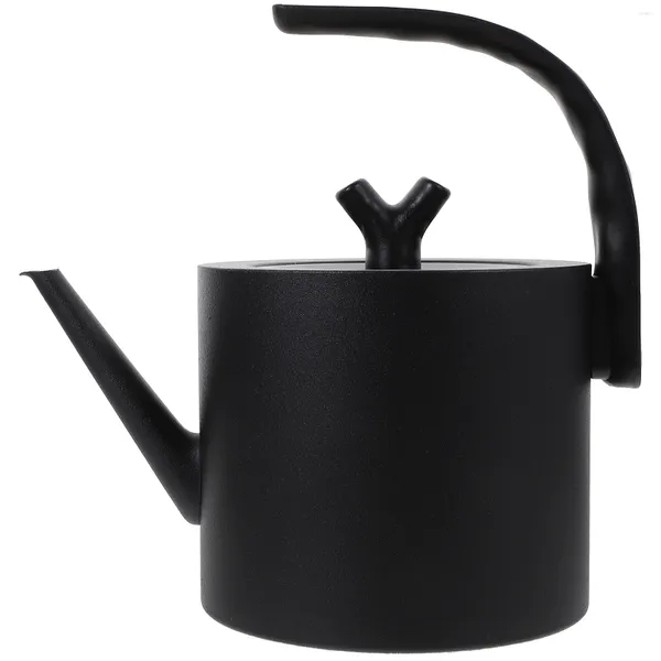 Set di stoviglie Bollitore per tè in acciaio inossidabile Uso quotidiano Caffè Cucina Casa Teiera in metallo Maniglia Acqua