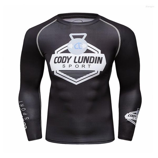 Camisetas masculinas 2023 design sublimação digital estampada camiseta moda masculina corrida fitness rash guard