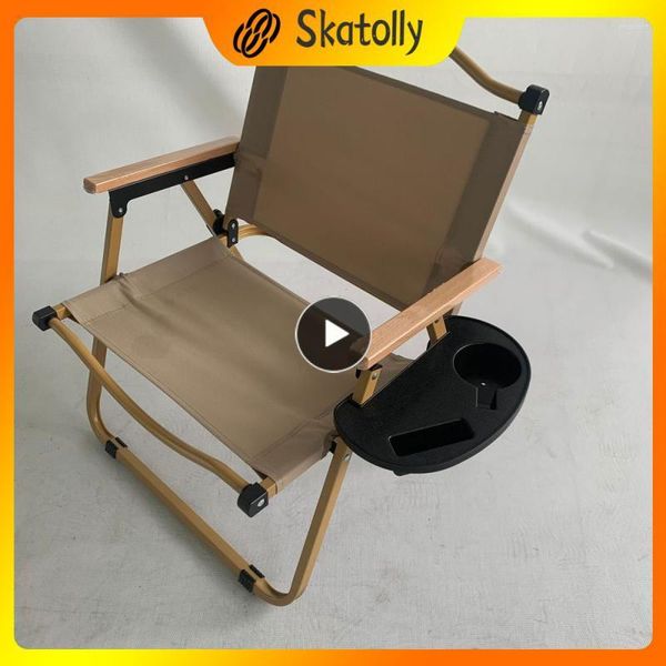 Masa Paspasları Taşınabilir Sandalye yan depolama tepsisi ve kokusuz fincan tutucu kullanımı kolay