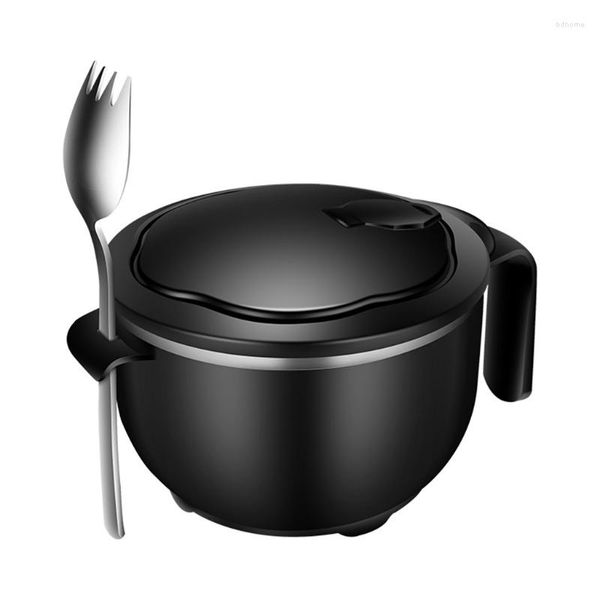 Tigelas Tigelas de Sopa Utensílios de Mesa para uso Doméstico Material de Aço Inoxidável para Dormitório de Estudantes