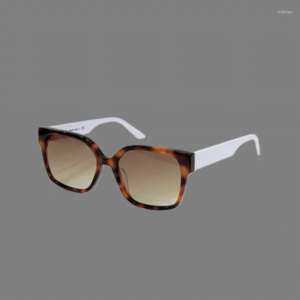 Os óculos de sol elipam homens e mulheres designer de moda acetato fibra preto clássico retro estrela talento ao ar livre dirigindo óculos de sol UV400