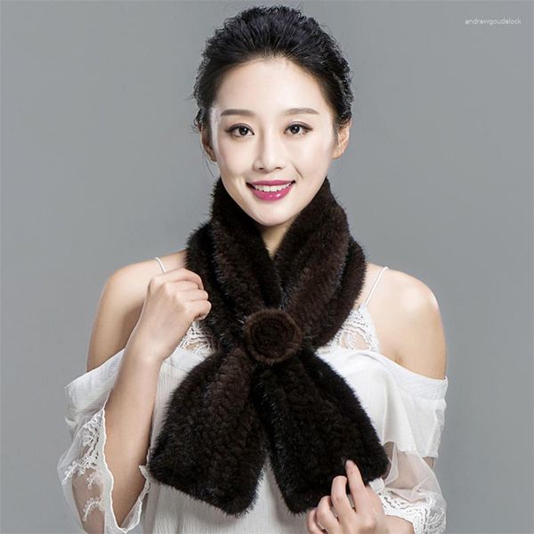 Шарфы женский меховой шарф зимний русские натуральные норки мода мода высокий уровень теплый настоящий мягкий утолщен