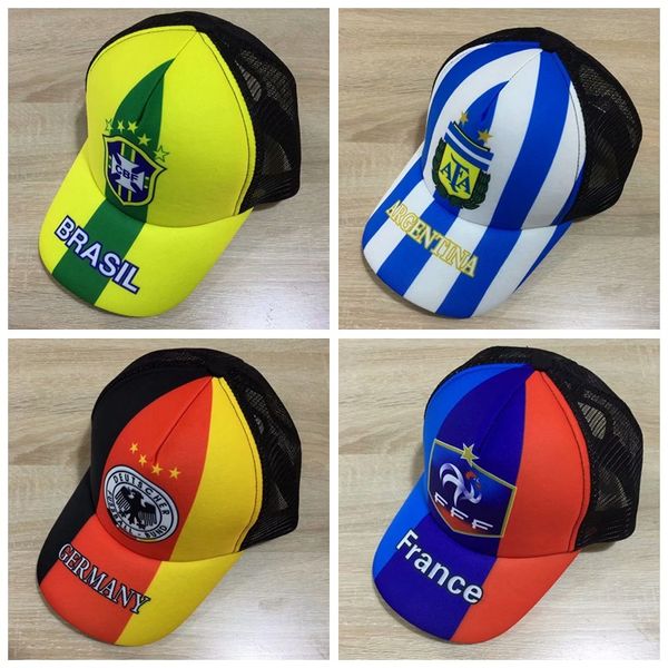 Spot World Cup Brazil Argentina France Netherlands England Germany Fan Hat Sun Hat Альпинирист шляпа