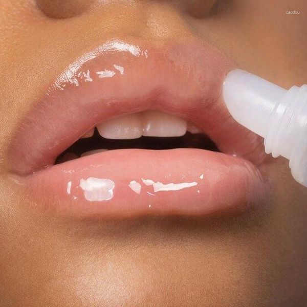 Lip Gloss Hidratante Plumping Candy Color À Prova D' Água Nutritivo Batom Líquido Brilhante Glitter Clear Care Cosméticos